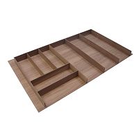 УЦЕНЕННЫЙ деревянный лоток WOODLINE для столовых приборов, ширина фасада 900 мм, 782x472х49 мм, орех