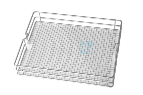 Корзина TAL LARDER-SAPHIR, выдвижной фасад 400 мм, хром