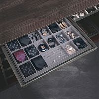 УЦЕНЕННЫЙ выдвижной органайзер SPACE ULTRA для аксессуаров, ширина 762-768 мм, антрацит/серый