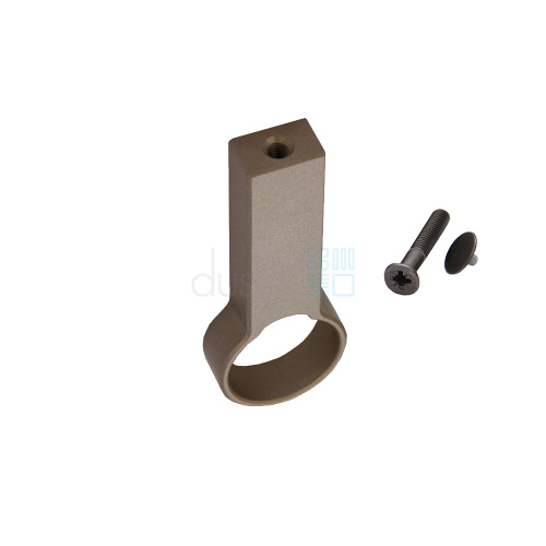 Проходной держатель для круглой штанги RAIN, крепление к полке, бронза