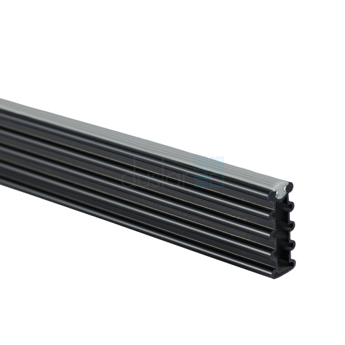 Штанга рифленая RIFF для одежды, длина 3000 мм, черный