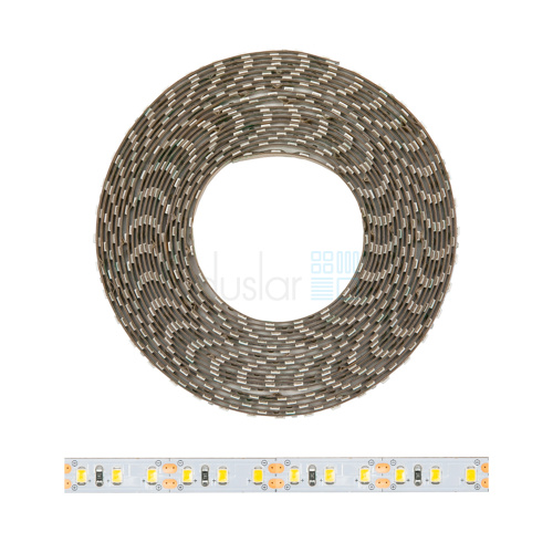 Светодиодная лента DLIGHT, ширина 8 мм, длина 5000 мм, 120 led/м, 12 V, 9.6 W/м, дневной (4000K)