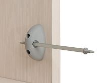 Держатель выдвижной для вешалок, цвет - серый