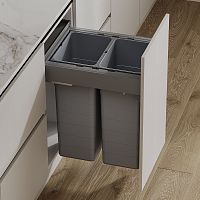 Система сортировки HANDY 64 л, выдвижной фасад 450 мм, открытие нажатием, антрацит