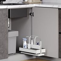 Система TIDY, распашной фасад от 300 мм, белый/антрацит