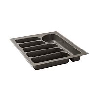 Лоток FUTURA для столовых приборов, ширина фасада 450 мм, 362х462х60, серый