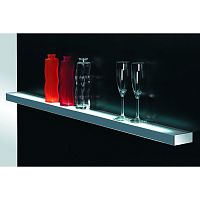 Люминесцентный светильник-полка STRATOS DS с механическим выключателем, длина 600 мм, холодный, хром