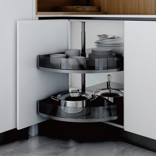 карусель matrix 2/4, распашной фасад от 500 мм, антрацит Карусель MATRIX 2/4, распашной фасад от 500 мм, антрацит