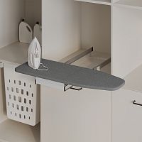 Гладильная доска HART, поворотная с креплением к полке, серый