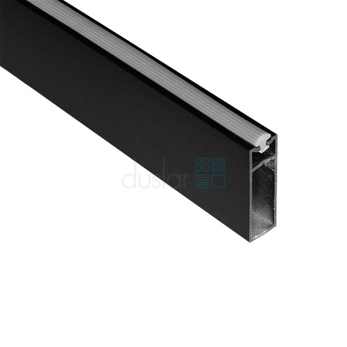 штанга прямоугольная reks для одежды, длина 3000 мм, черный Штанга прямоугольная REKS для одежды, длина 3000 мм, черный