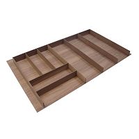 Деревянный лоток WOODLINE для столовых приборов, ширина фасада 900мм, 824x472х49 мм, орех