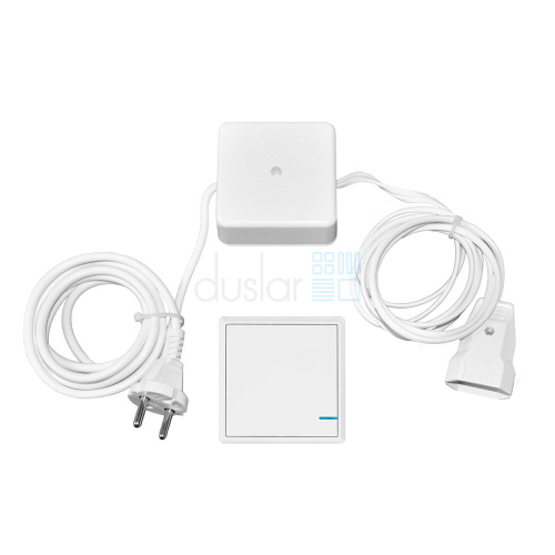 Механический  радиовыключатель PRACTIC, 1 клавиша, белый