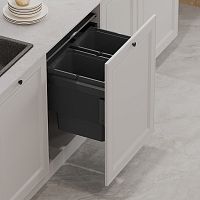 Система сортировки ENVI SPACE PLANERO 44 л, выдвижной фасад 600 мм, антрацит