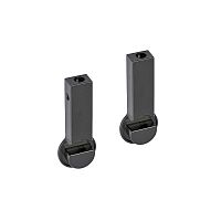 Комплект держателей для круглой штанги RAIN, антрацит