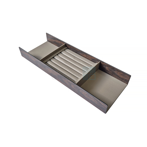 УЦЕНЕННЫЙ органайзер для колец и аксессуаров, коричневый/серый