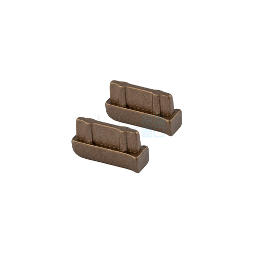 Заглушка для ограничительного профиля ELLIOT, 2 шт., коричневый