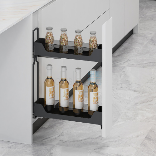 бутылочница matrix plus, выдвижной фасад 150 мм, антрацит Бутылочница MATRIX Plus, выдвижной фасад 150 мм, антрацит