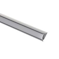 Комплект из алюминиевого профиля и рассеивателя DLIGHT TOP, накладной, длина 3000 мм, антрацит/белый