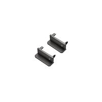 Комплект заглушек для профиля DLIGHT CUT, антрацит