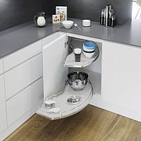 УЦЕНЕННАЯ карусель CORNERSTONE L, распашной фасад 450 мм, белый