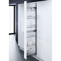 Система SAPHIR-2, выдвижной фасад 150 мм, высота 1814 мм, хром