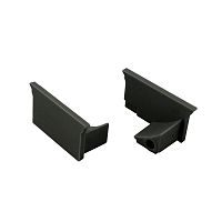 Комплект заглушек для профиля ODO 3.0, антрацит