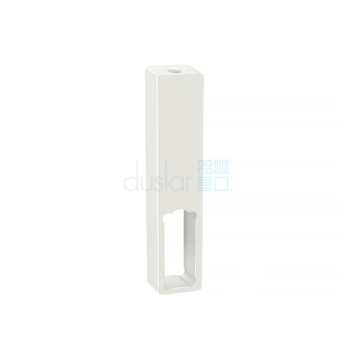 проходной держатель для прямоугольной штанги reks, крепление к полке, белый Проходной держатель для прямоугольной штанги REKS, крепление к полке, белый