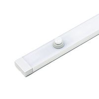Светодиодный светильник NETxT с выключателем на движение, длина 400 мм, свет- дневной, цвет-алюминий