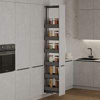 система titan, выдвижной фасад 300 мм, высота 1970-2270 мм, антрацит Система TITAN, выдвижной фасад 300 мм, высота 1970-2270 мм, антрацит