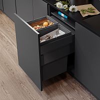 Система сортировки ENVI SPACE XX PRO 88 л, выдвижной фасад 600 мм, антрацит