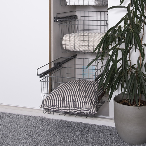 УЦЕНЕННАЯ выдвижная корзина KATRIN, ширина 568 мм, высота 320 мм, антрацит