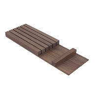 Держатель для ножей для деревянных лотков WOODLINE, ширина фасада 600 мм, 900 мм, орех