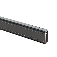 Штанга прямоугольная NAPPA с кожаной вставкой, длина 3000 мм, черный/антрацит