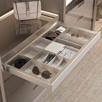 Выдвижной органайзер ELITIUM для украшений и аксессуаров, ширина 864 мм, шампань/бежевый