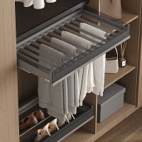 Выдвижная брючница MATRIX, ширина 564-568 мм, антрацит