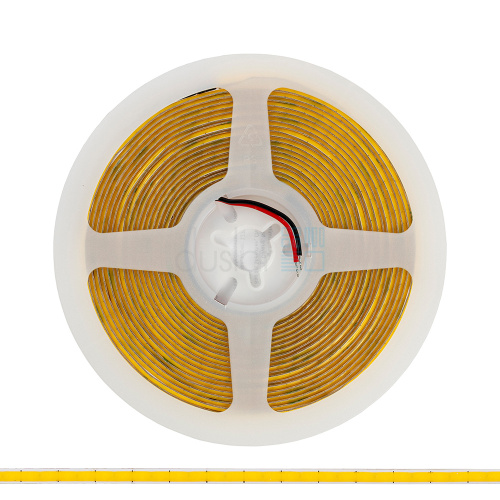 Светодиодная лента DLIGHT COB, ширина 4 мм, длина 5000 мм, 400 led/м, 12 V, 7 W/м, дневной (4000K)