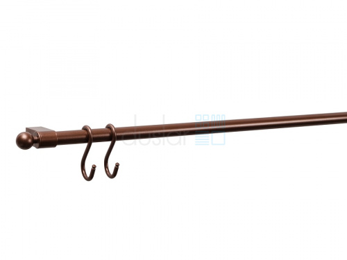 Рейлинговая система «CHIARA Современная классика»,  цвет – шоколад, длина рейлинга 600 мм