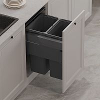 Система сортировки ENVI SPACE XX PRO 70 л, выдвижной фасад 500 мм, антрацит