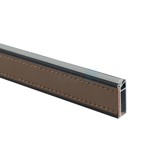 штанга прямоугольная nappa с кожаной вставкой, длина 3000 мм, черный/коричневый Штанга прямоугольная NAPPA с кожаной вставкой, длина 3000 мм, черный/коричневый