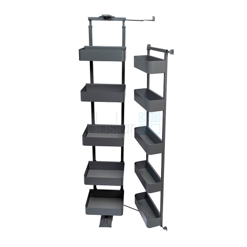 Система TAL GATE PRO PLANERO, распашной фасад 450 мм, высота 1900-2150 мм, антрацит