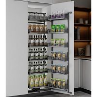 Система MATRIX, распашной фасад 600 мм, высота 1820 мм, антрацит