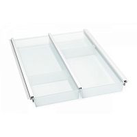 Лоток CUISIO PRO для столовых приборов, ширина фасада 400 мм, 310-335х463х55 мм, белый
