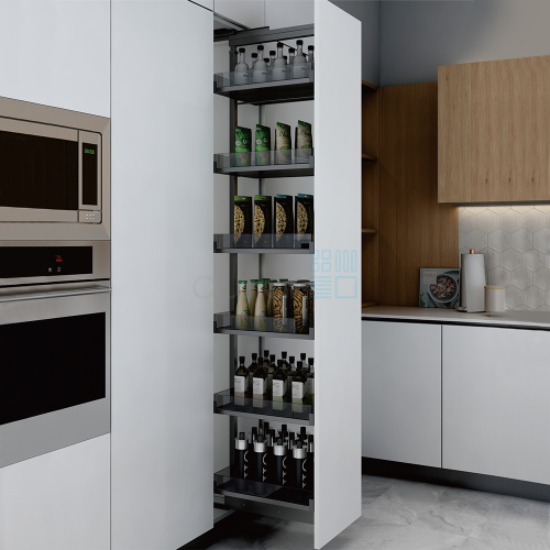 Система MATRIX, выдвижной фасад 250 мм, высота 1959-2359 мм, антрацит